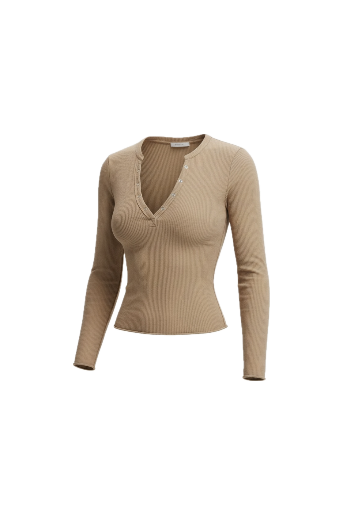 Vintage Slim V‑Neck Top